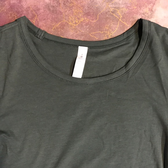NWT Lululemon Green Love Crew DKFR Green - Picture 3 of 3